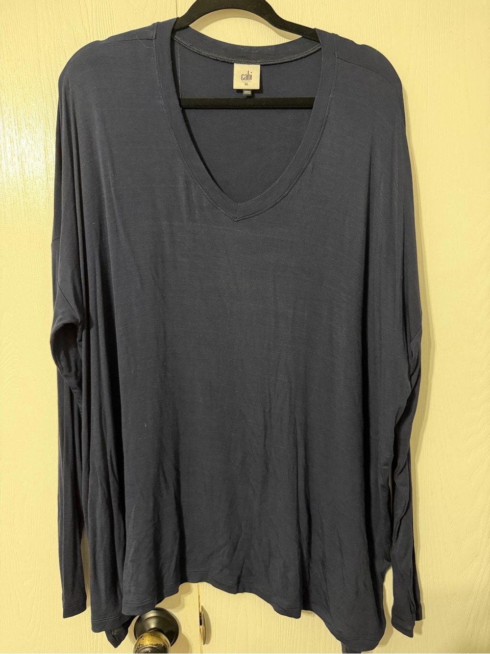 Cabi Navy Striped Tee XL
